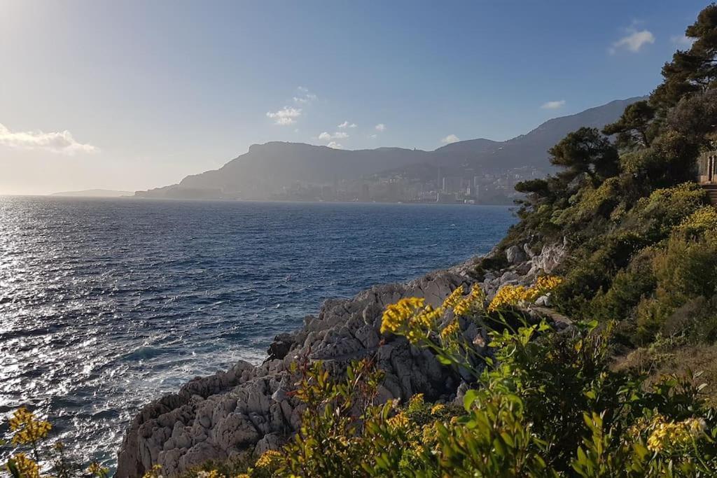 Appartement Bord De Mer Avec Garage Menton Exterior photo